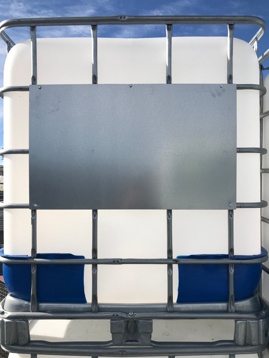 APPROVED VENDOR Liquid Storage Container: 40 in x 46 1/2 in x 48 in,  IBC-275, HDPE With Wire Frame